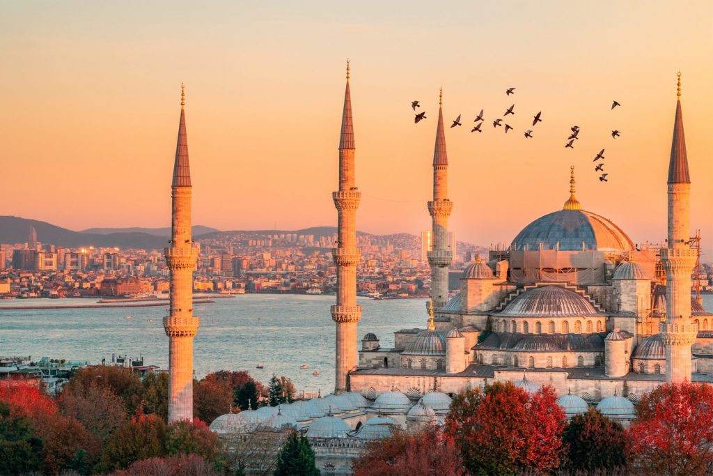 Istanbul at sunset
